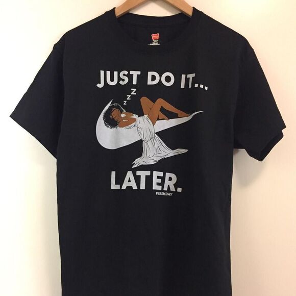 Just Do It Later T-shirt size Medium - Picture 1 of 1